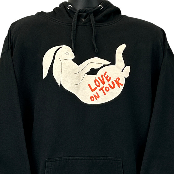 Independent Trading Company Other - Harry Styles Love On Tour Hoodie Hooded Sweatshirt Rabbit Bunny Black XXL 2XL
